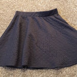 gray skirt